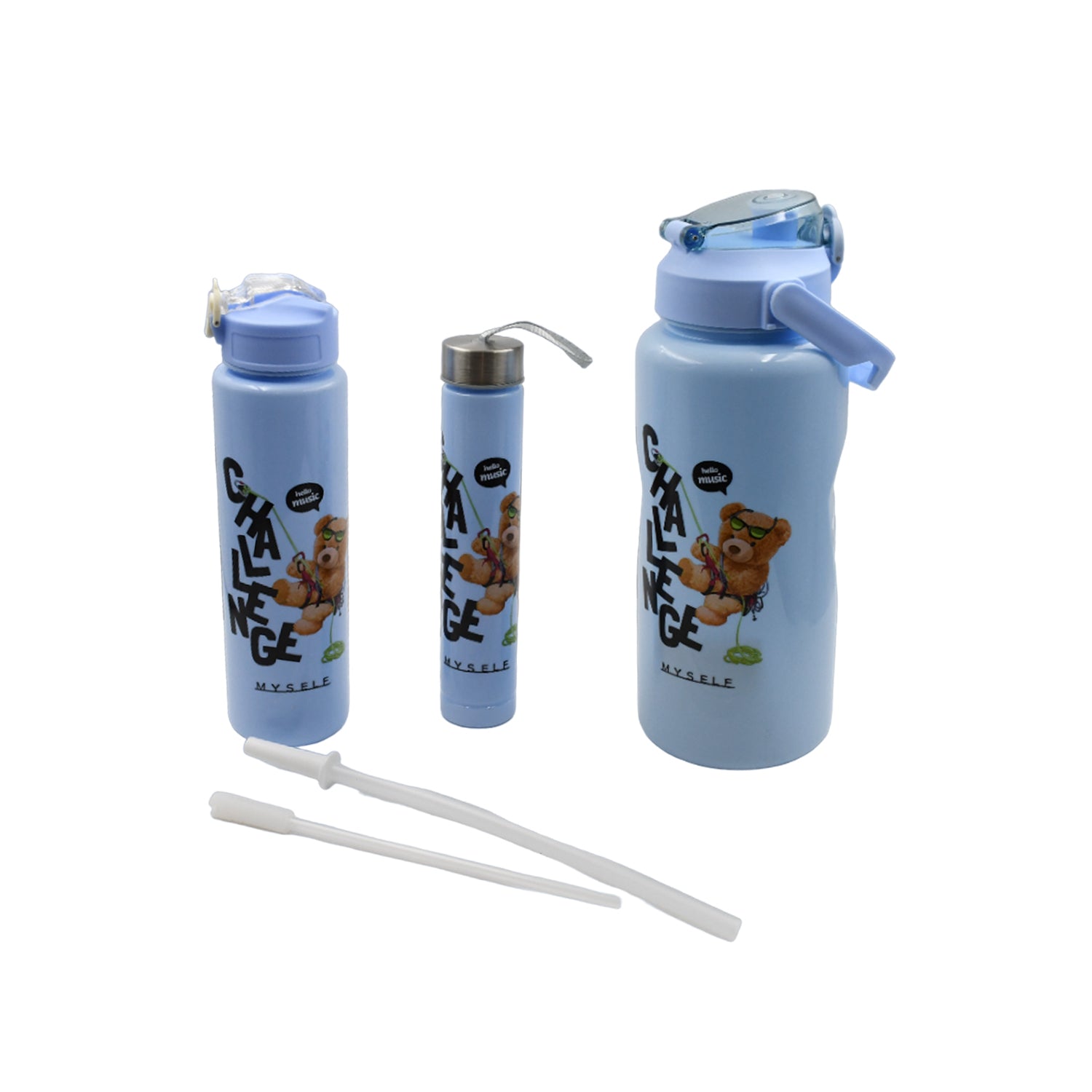 8403 Plastic Water Bottle 3pc Set,3 Different Size Bottle High Quality Water Bottle Plastic Water Bottle BPA-Free & Leak-Proof! Cartoon Printed Design for Kids' School, For Fridge, Office, Sports, School, Gym, Yoga (3 Pc Set) 8403 Plastic Water Bottle 3pc Set,3 Different Size Bottle High Quality Water Bottle Plastic Water Bottle BPA-Free & Leak-Proof! Cartoon Printed Design for Kids' School, For Fridge, Office, Sports, School, Gym, Yoga (3 Pc Set)